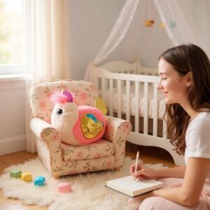 Pink and Gold Heart Snail Plush By Zuru